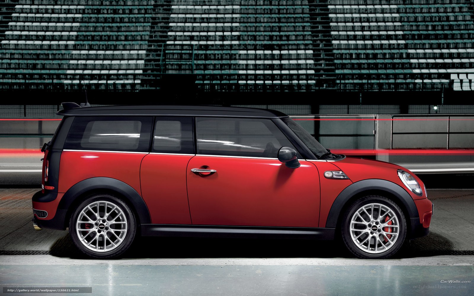 Red MINI Countryman car