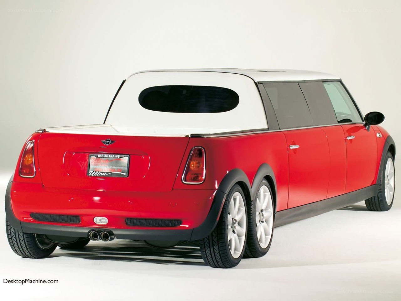 red mini pickup truck