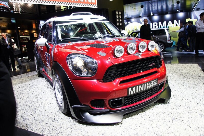 Red Mini Wrc Car — Dramatic, Photograph