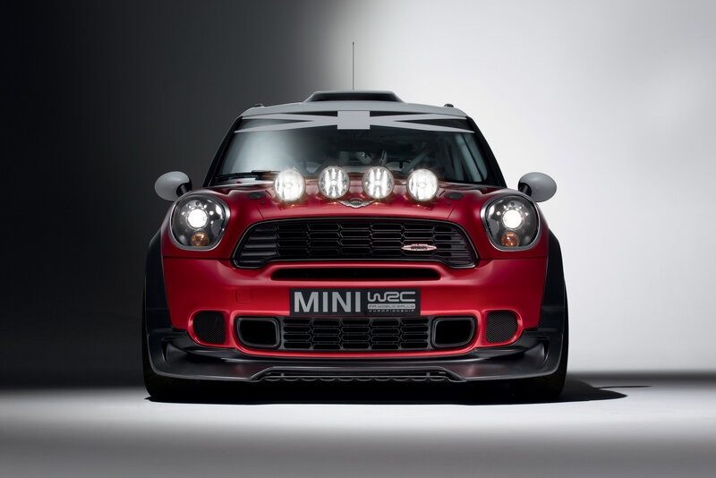 Red Mini Wrc Car — Dramatic