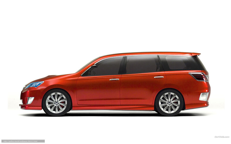 Red Minivan