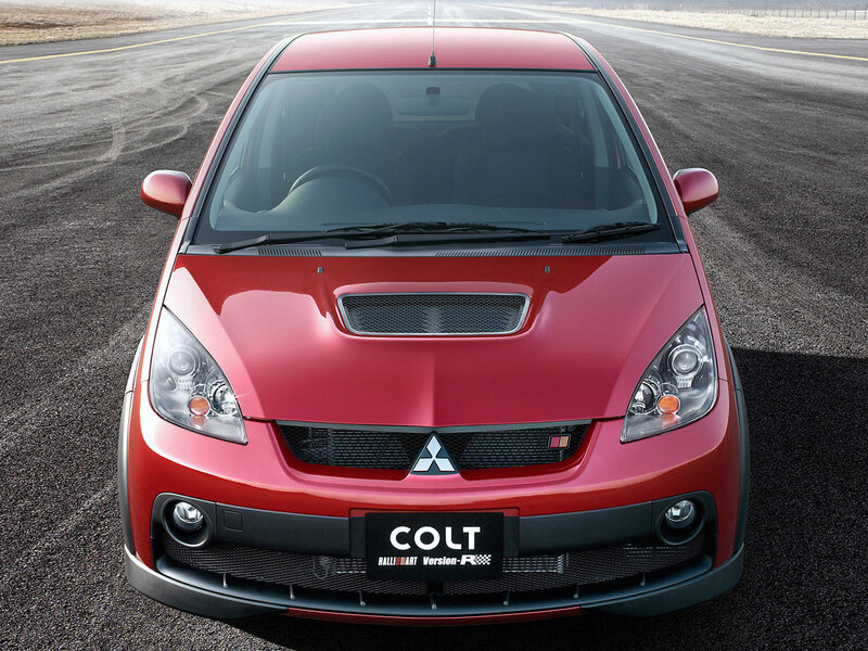 Red Mitsubishi Colt Ralliart