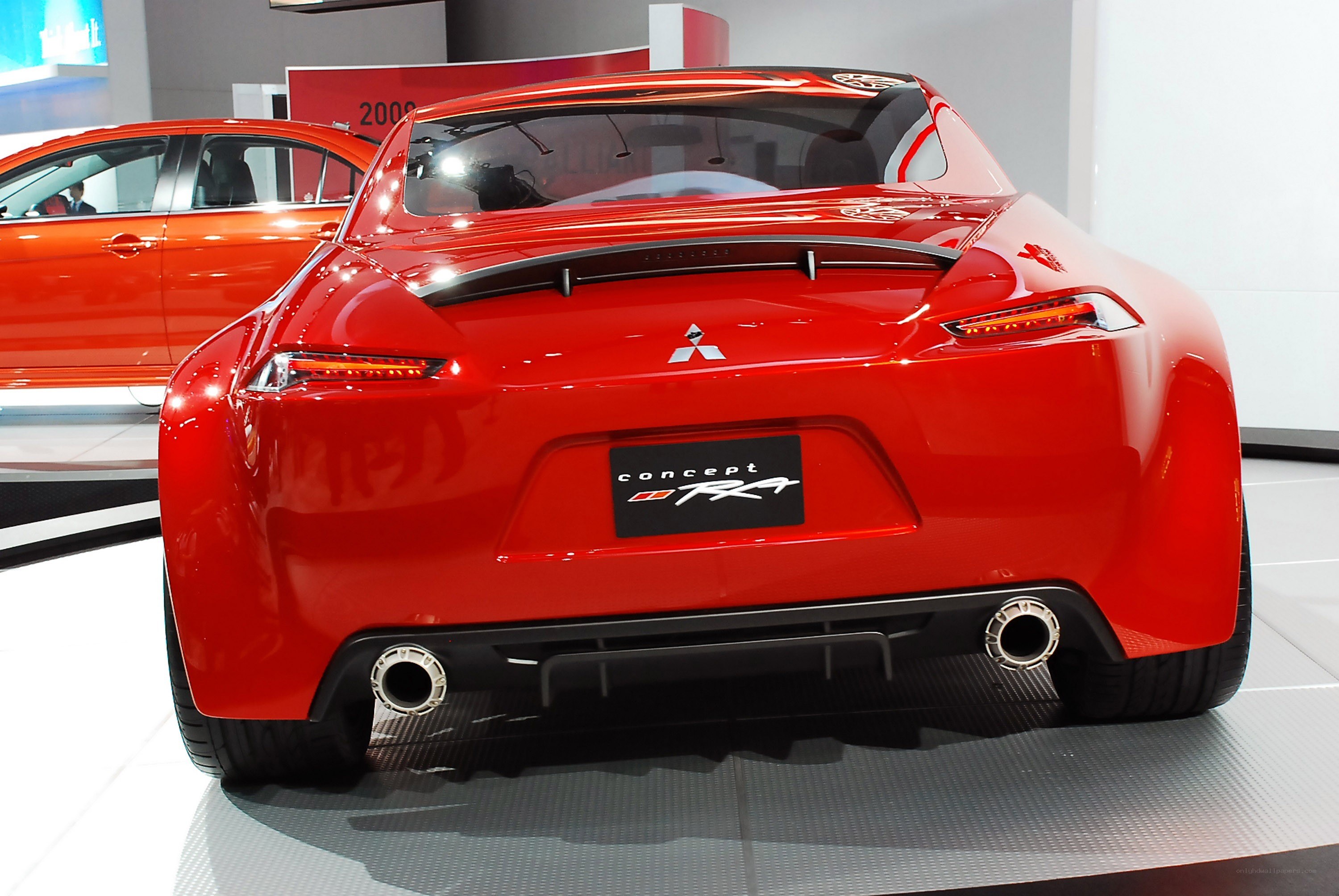 Red Mitsubishi Concept Car