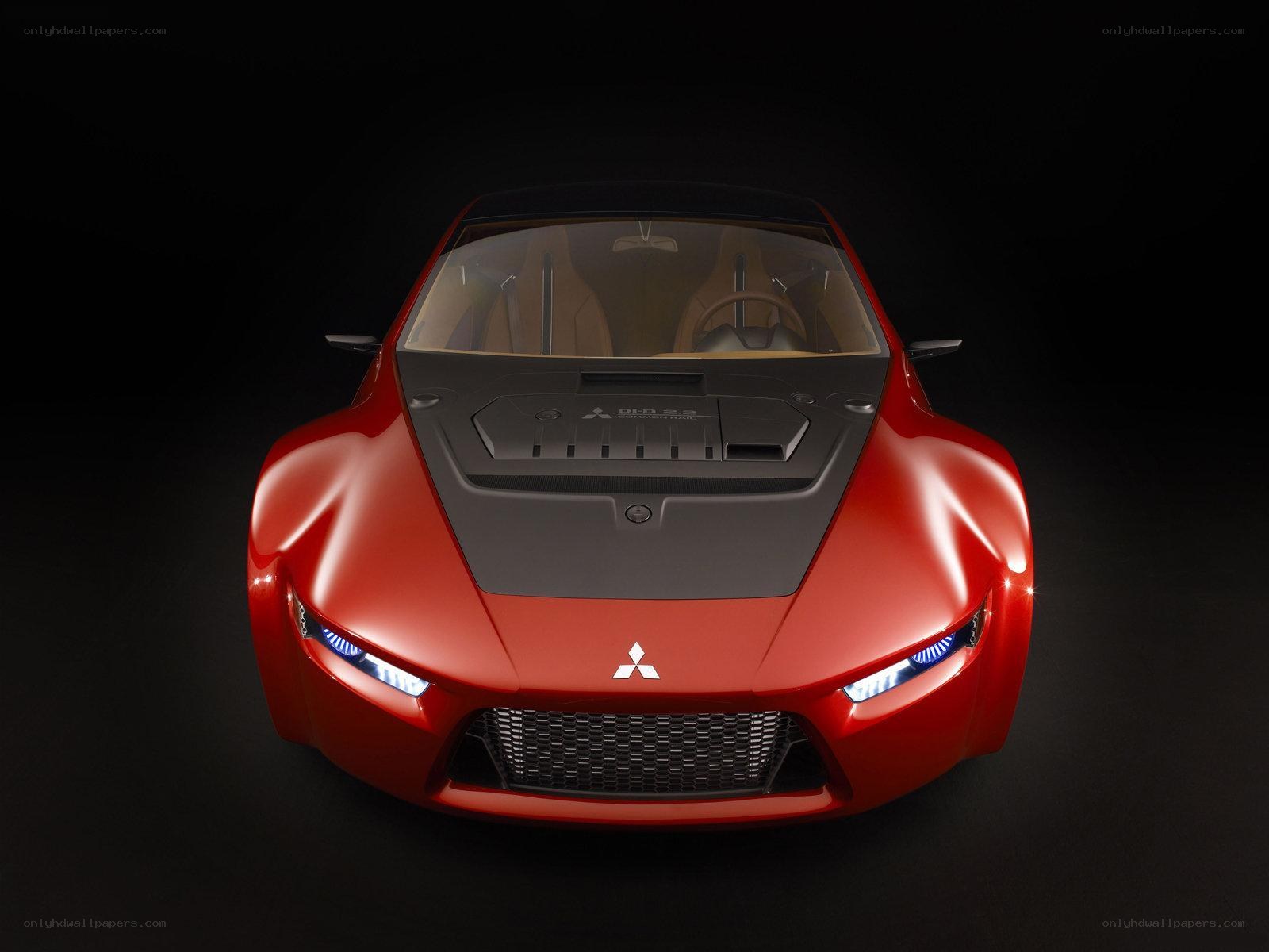 Red Mitsubishi Concept Car