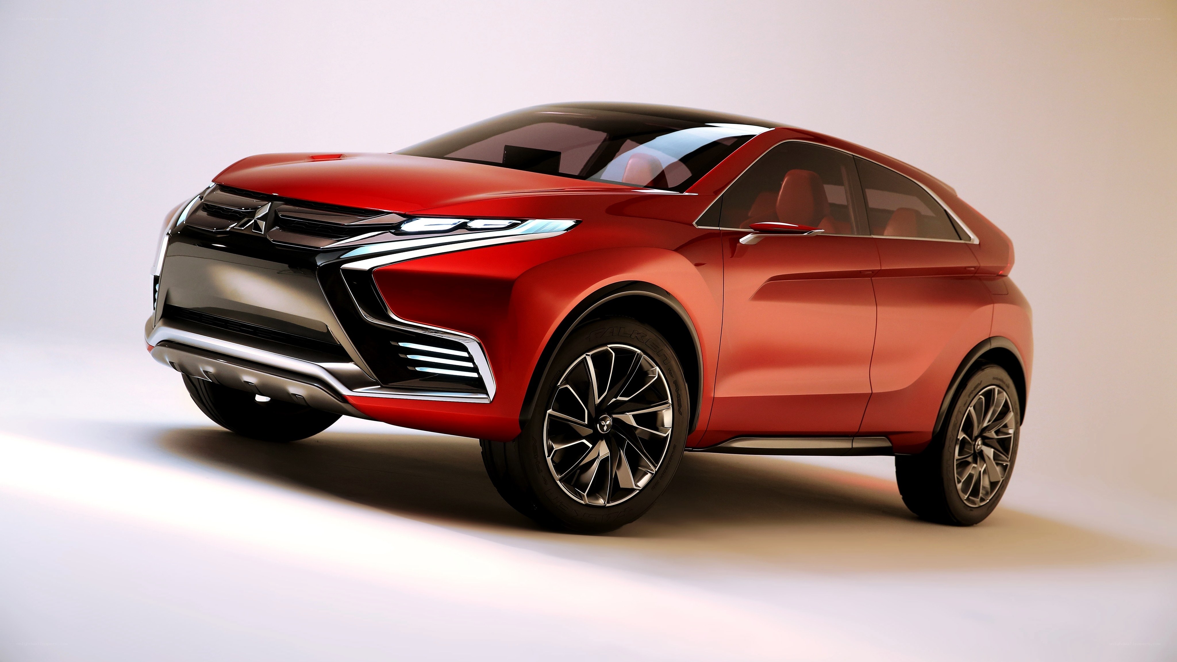 Red Mitsubishi Concept Car