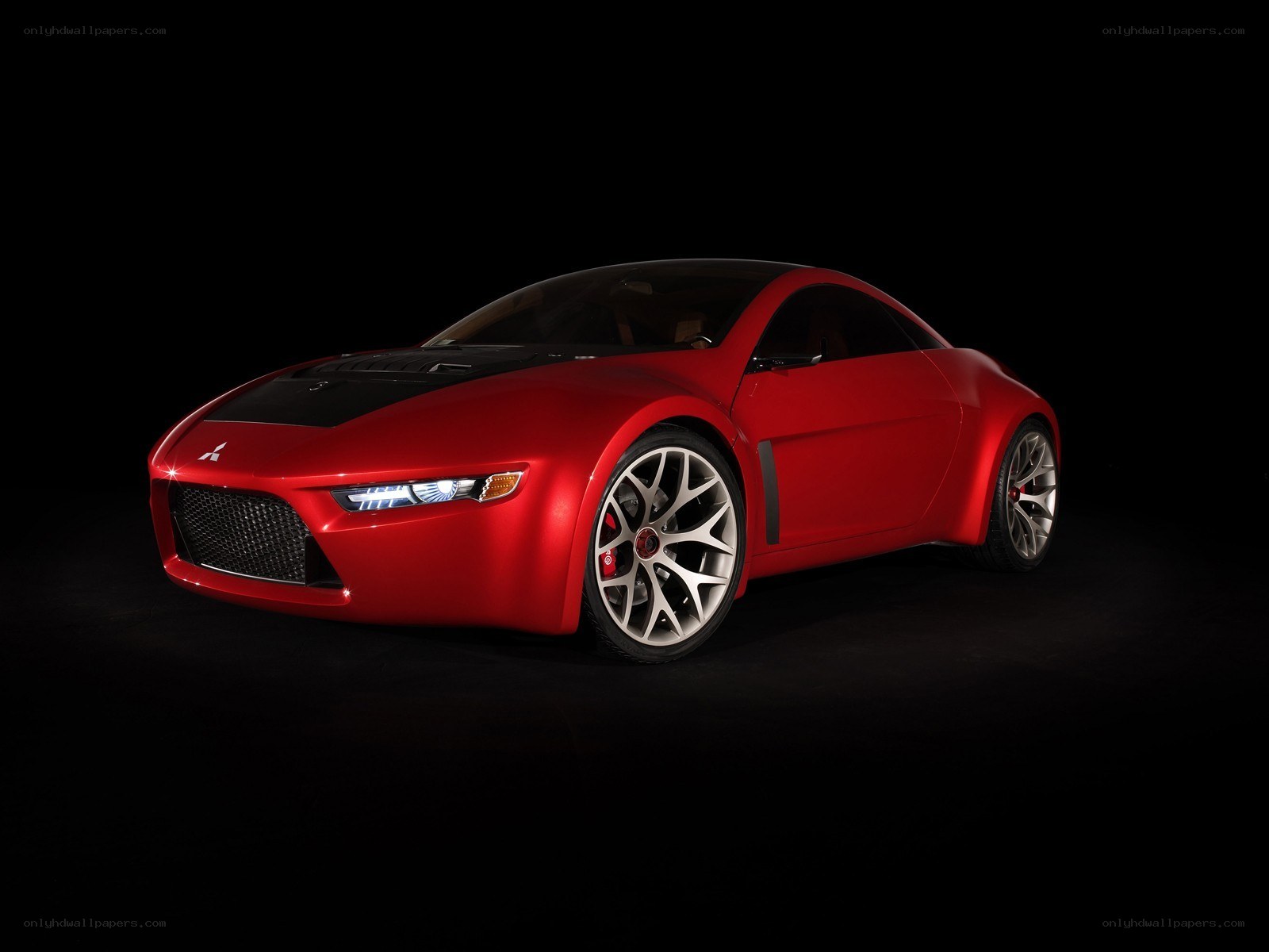 Red Mitsubishi Concept Car