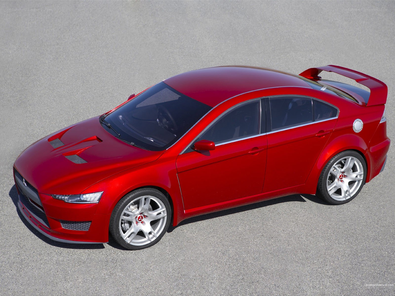 Red Mitsubishi Concept Car