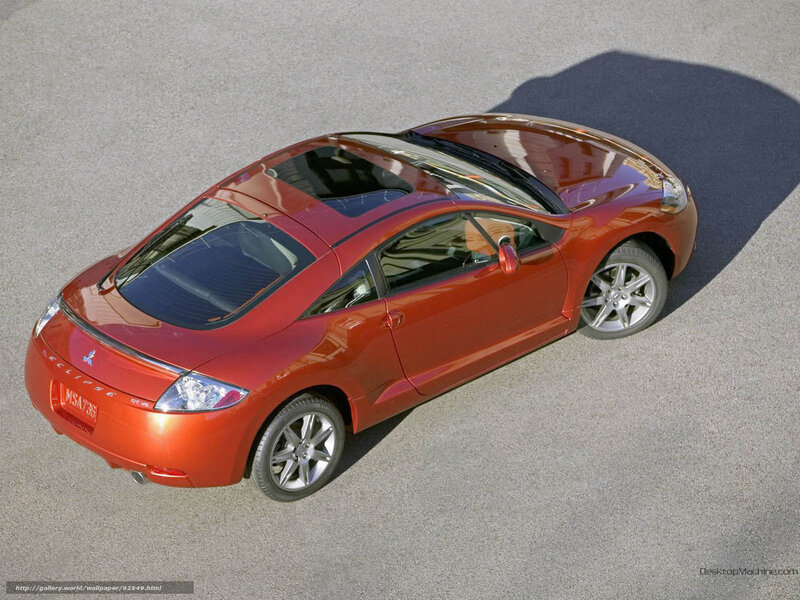 Red Mitsubishi Eclipse — Dramatic