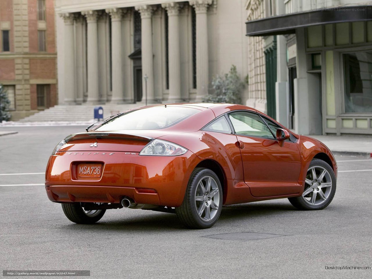 Red Mitsubishi Eclipse GT V6