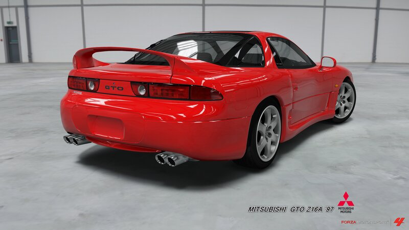 Red Mitsubishi Gto Car