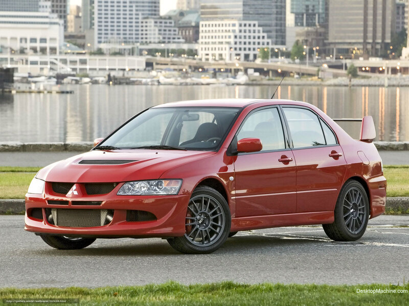 Red Mitsubishi Lancer — Calm