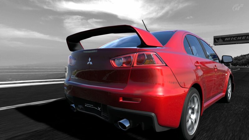 Red Mitsubishi Lancer — Dynamic, 3d Render