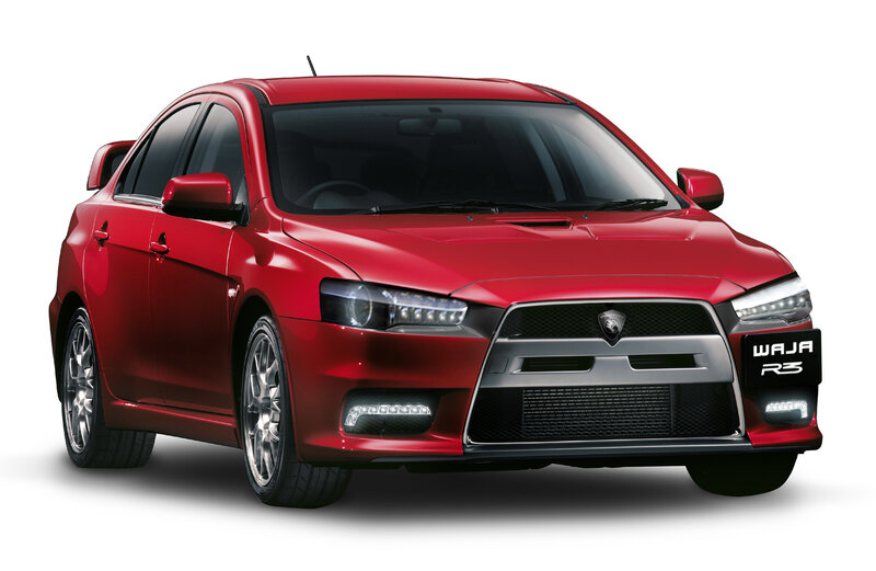 red mitsubishi lancer evolution