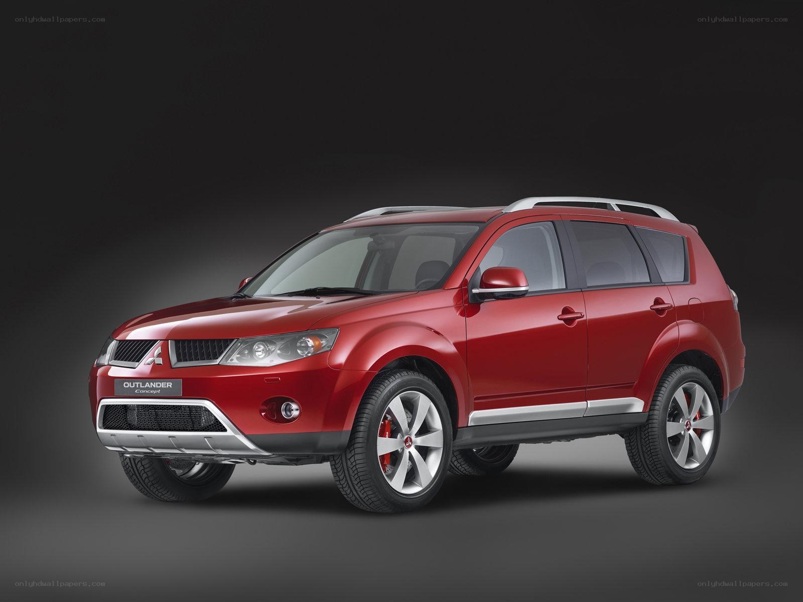 Red Mitsubishi Outlander Concept