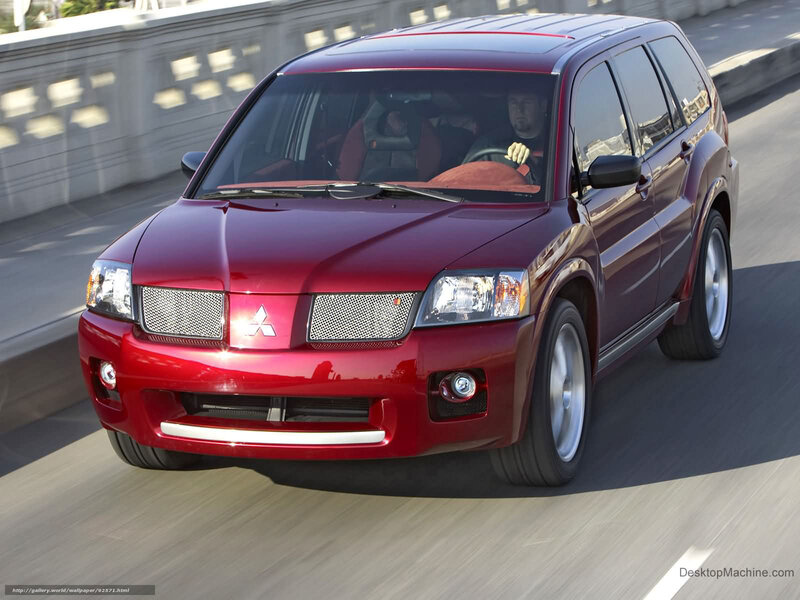 Red Mitsubishi Suv