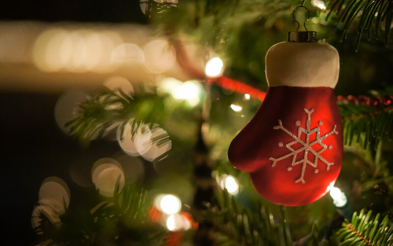 Red Mitten Ornament
