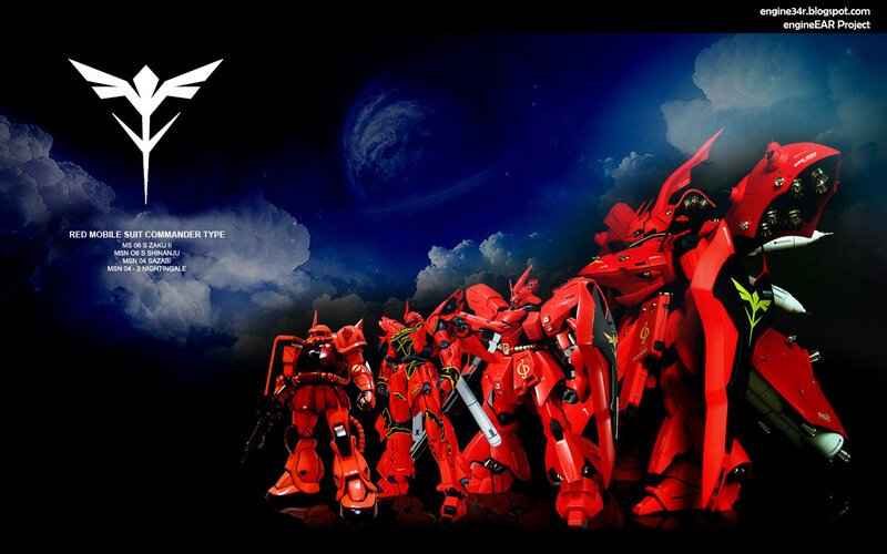 Red Mobile Suit Commander Type