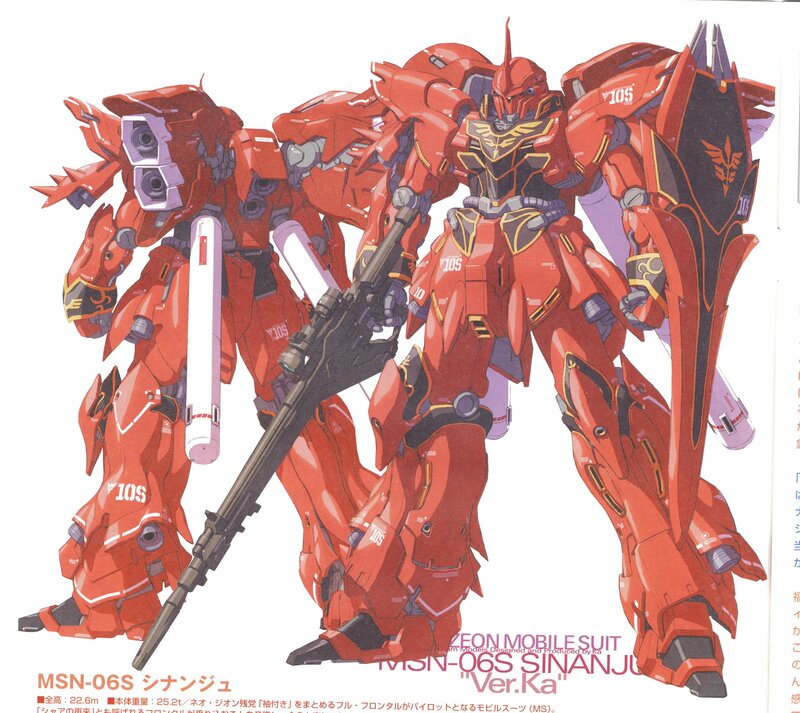 Red mobile suit mecha