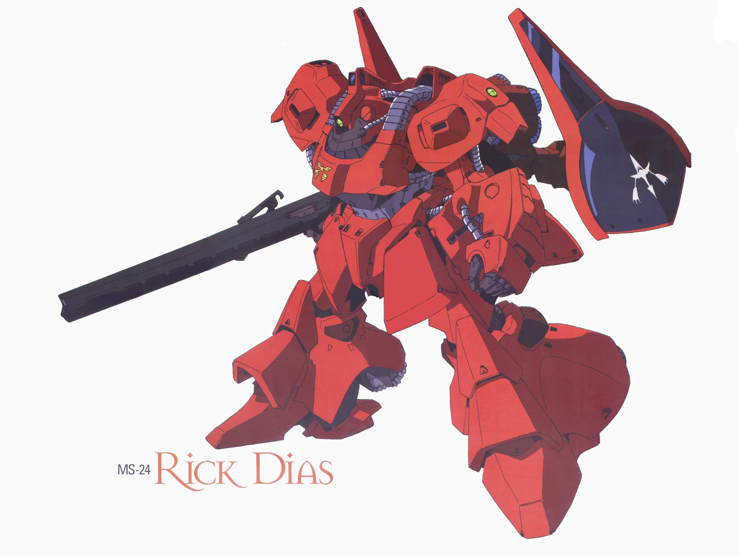 Red mobile suit Rick Dias