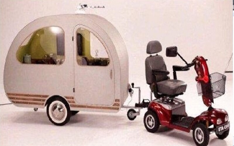 Red Mobility Scooter