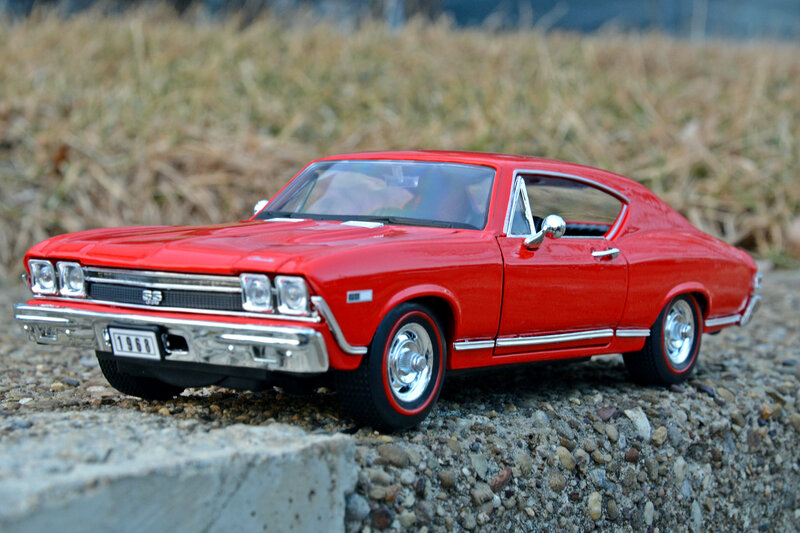 Red Model Car — Calm, Photograph