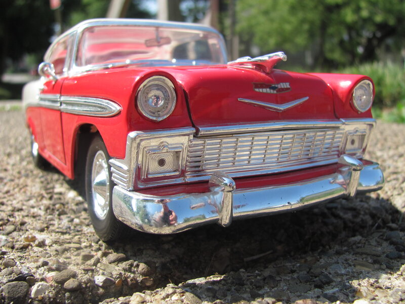 Red Model Car — Serene, Afternoon