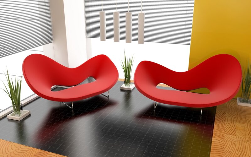 Red Modern Chairs