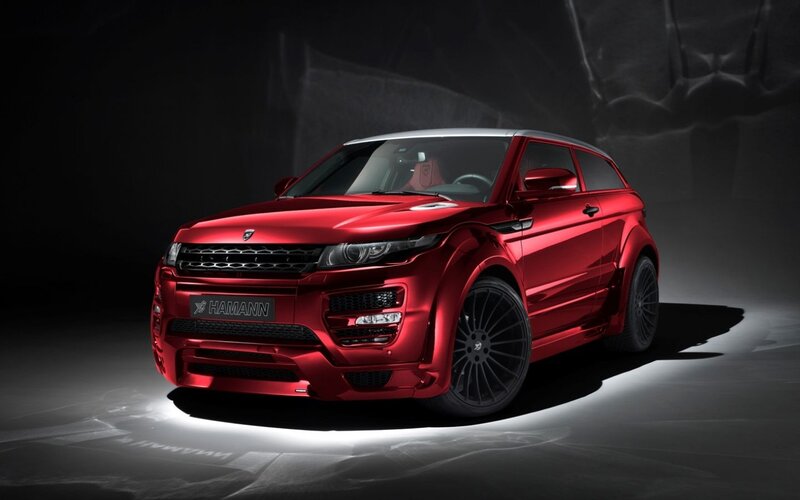 Red Modified Car — Dramatic, Photograph