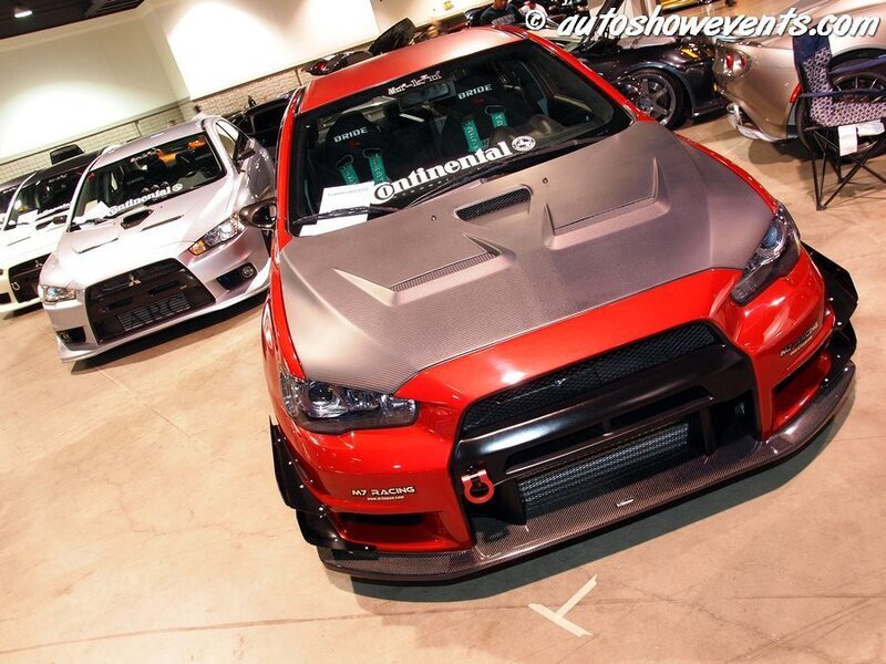 Red Modified Car — Showroom