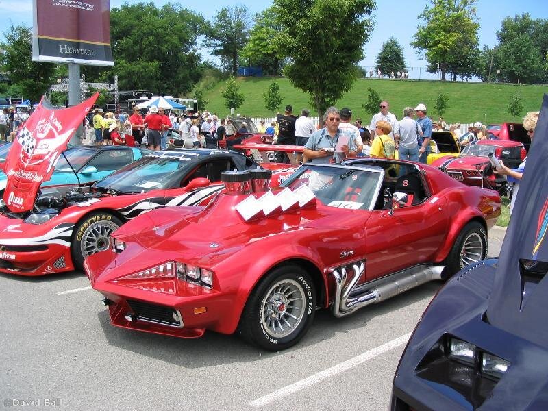 Red Modified Corvette