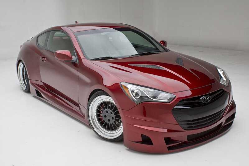 Red Modified Coupe — Neutral, Photograph