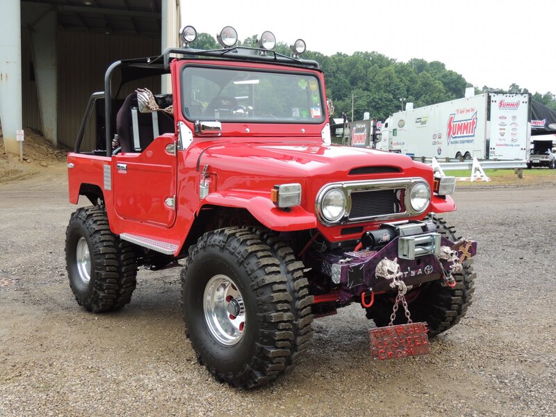 Red Modified Jeep