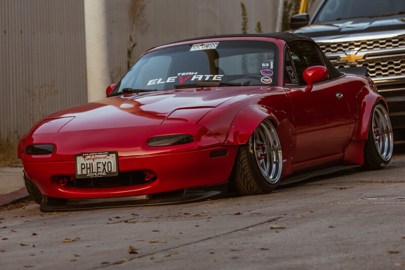 Red Modified Miata
