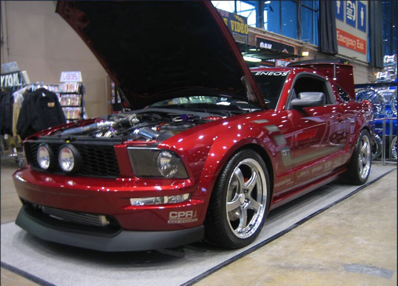 Red Modified Mustang