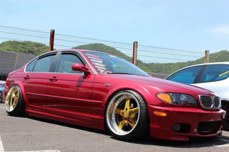 Red Modified Sedan — Calm
