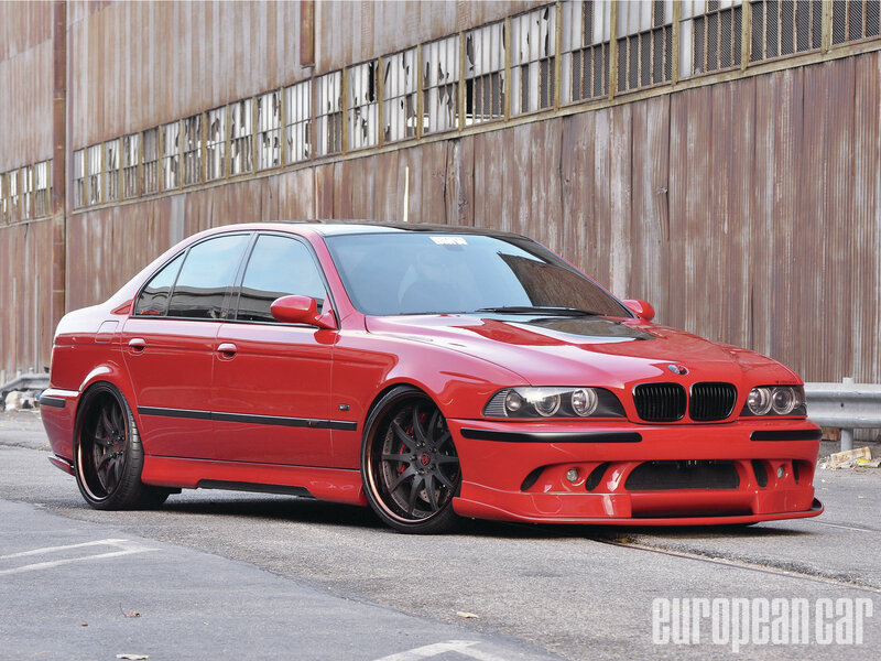 Red Modified Sedan — Industrial