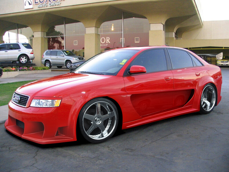 Red Modified Sedan — Neutral
