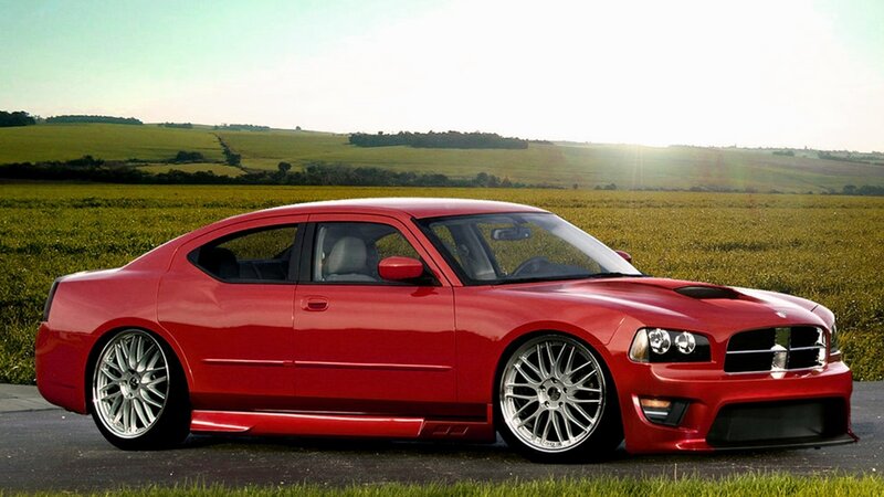 Red Modified Sedan