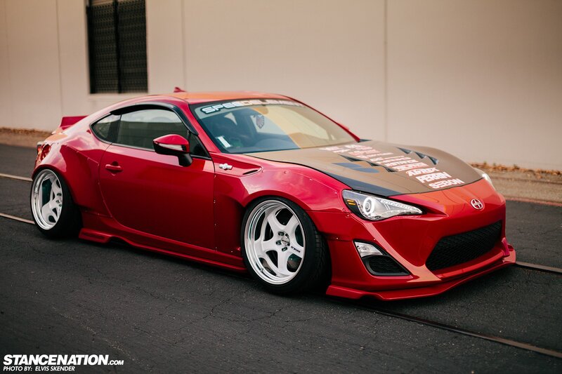 Red Modified Sports Car — Calm