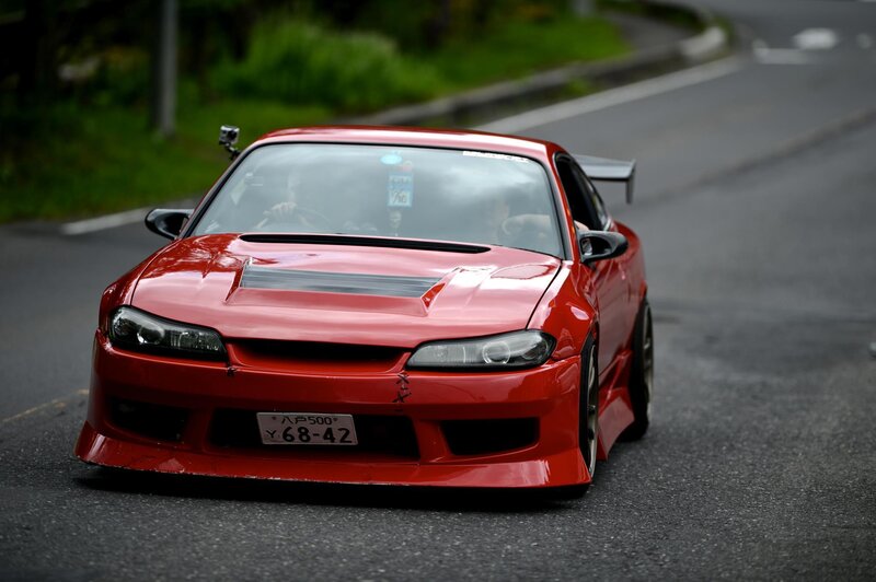Red Modified Sports Car — Dynamic