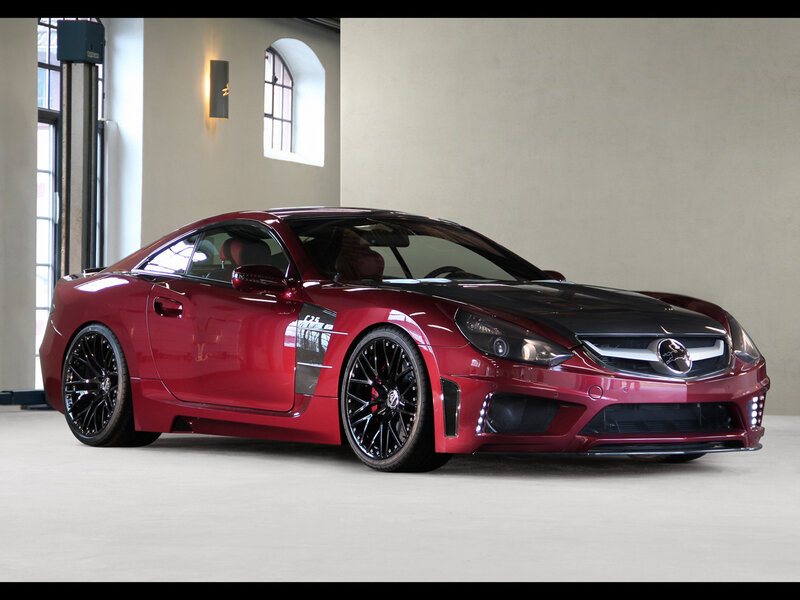 Red Modified Sports Car — Showroom