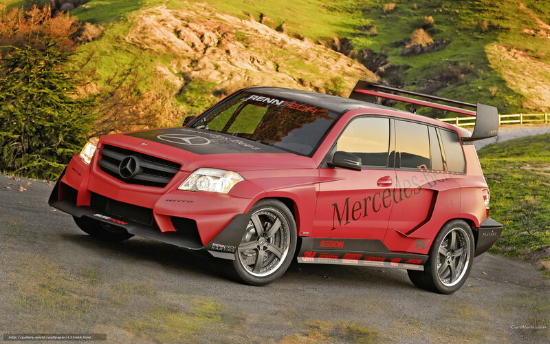 Red Modified SUV