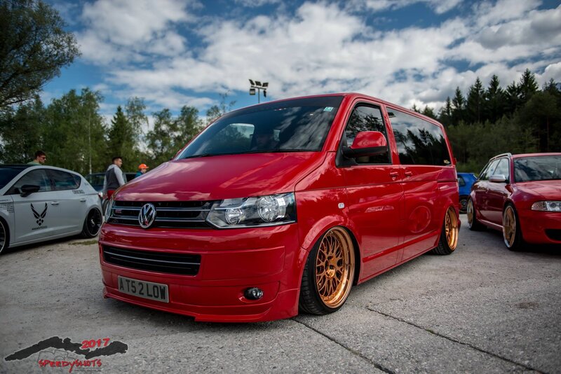 Red Modified Van