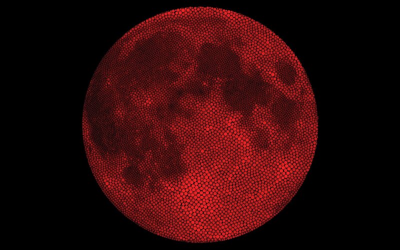 Red Moon Pixel Art