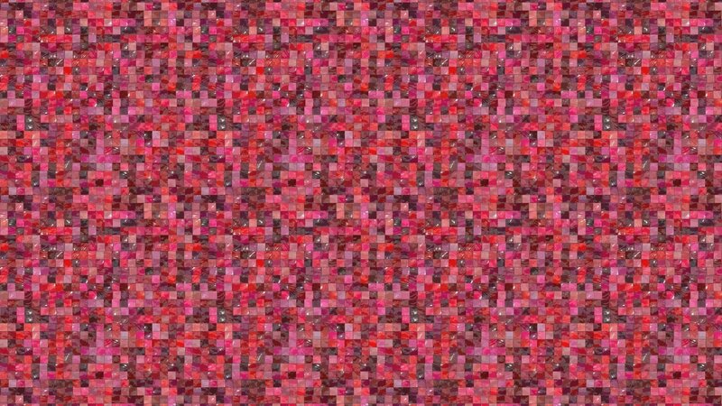 Red Mosaic Tile Pattern
