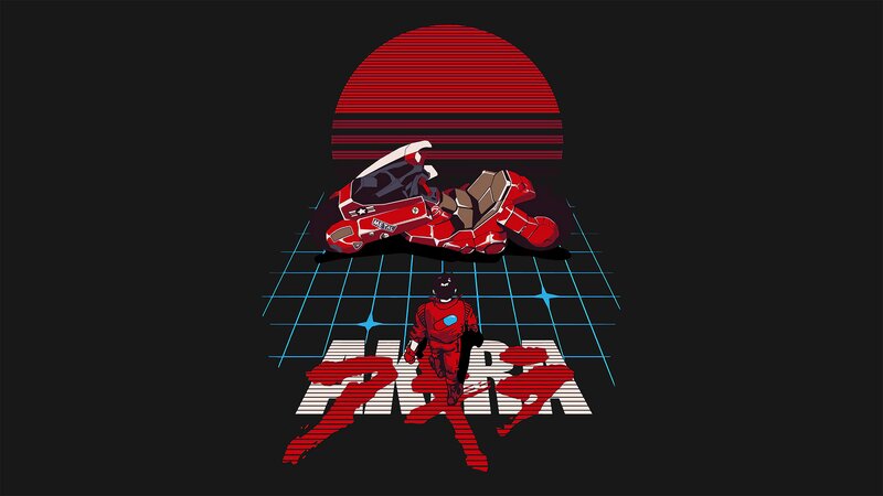 Red Motorcycle and Rider