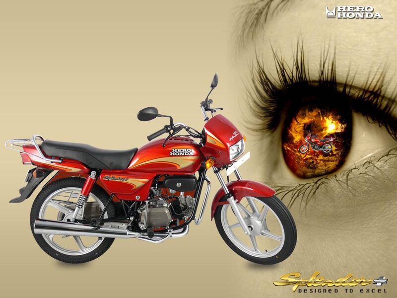 Red Motorcycle — Dramatic