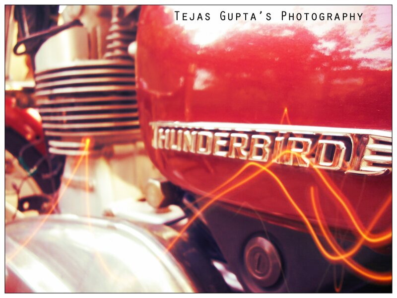 Red Motorcycle Engine