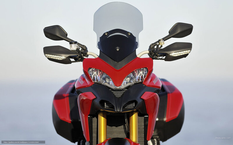 Red Motorcycle Front — Neutral, Photograph