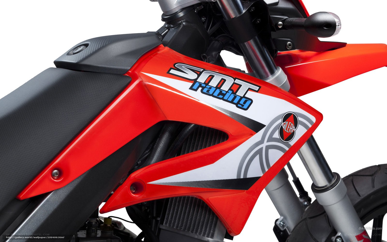red motorcycle front panel